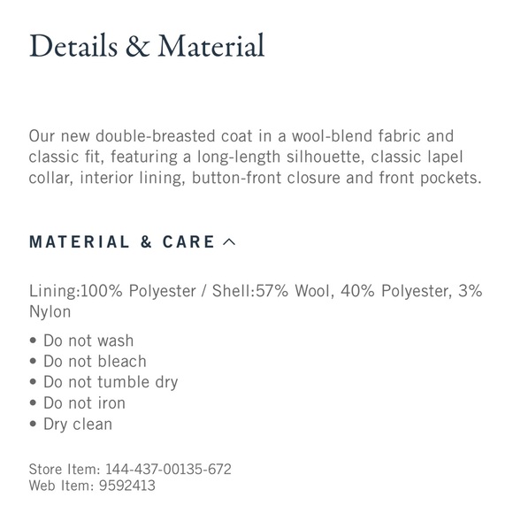 Abercrombie & Fitch Burgundy Tailored Top Coat - Picture 3 of 9